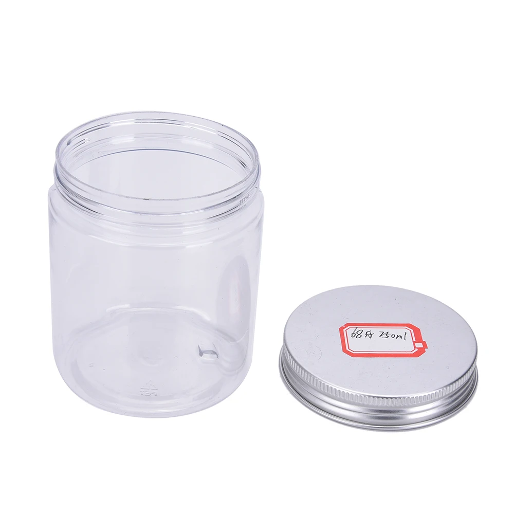 

30/40/50/80/100/150/200/250ml Travel Face Cream/Lotion/Cosmetic Container Refillable Bottles Plastic Empty Makeup Jar Pot