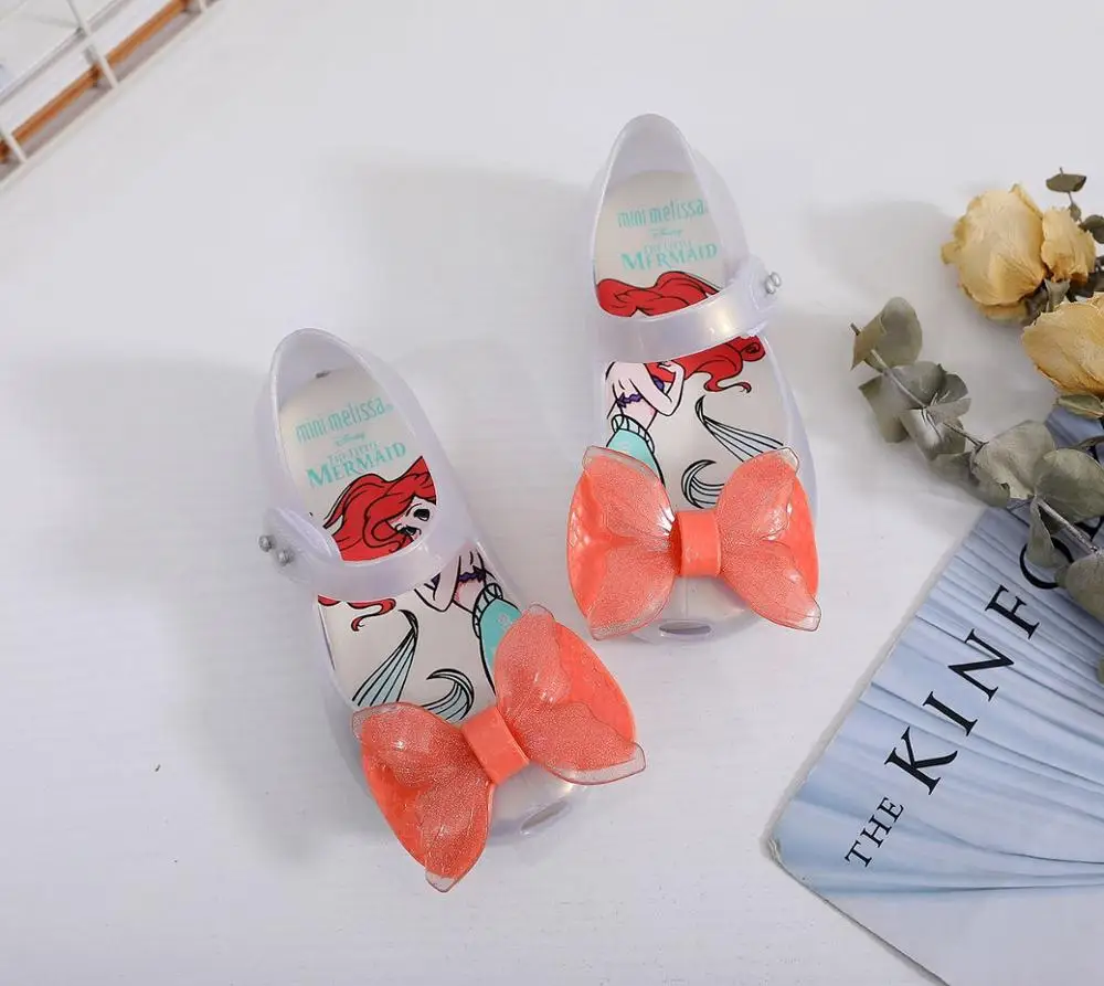 Mini Melissa/новый стиль Обувь для маленьких девочек Рождественская обувь Подарок