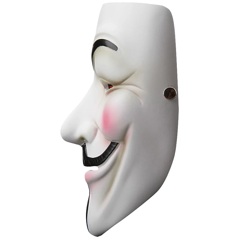 V для Vendetta Anonymous Guy Fawkes смоляная Маскарадная маска карнавальный костюм реквизит