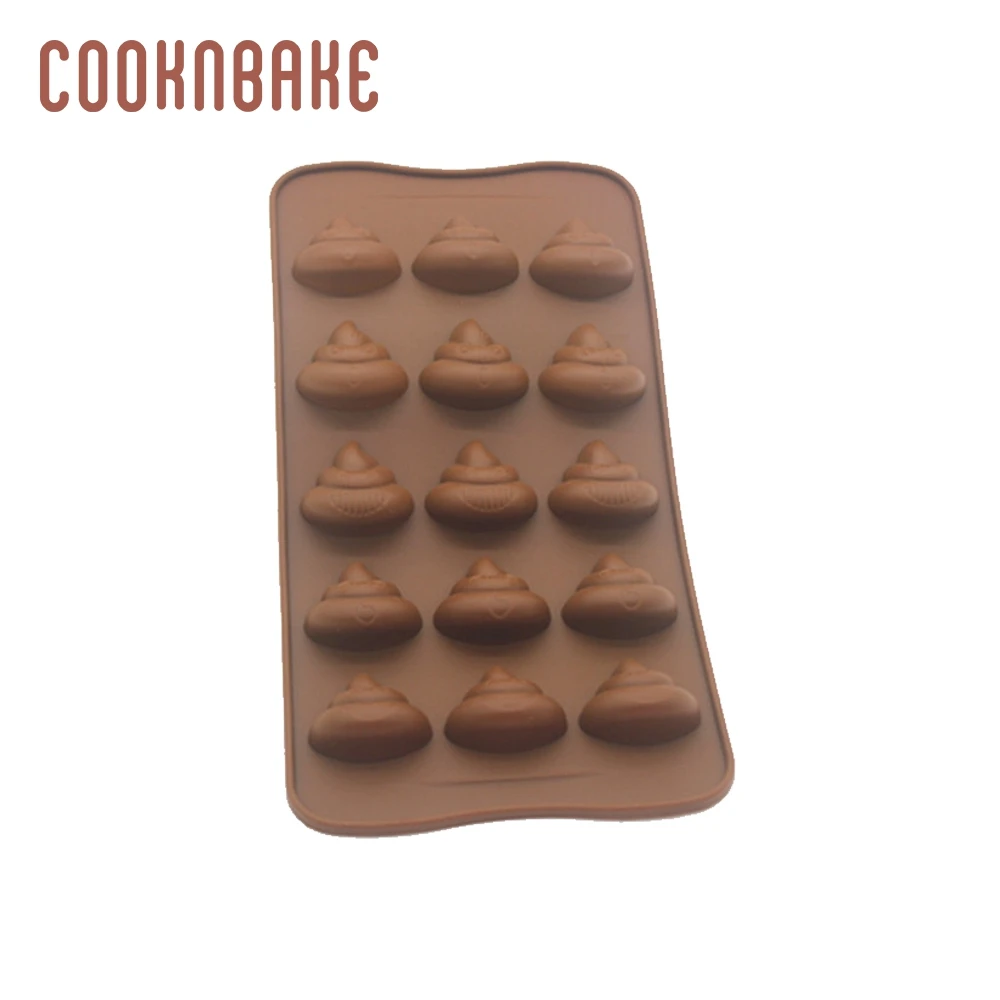 COOKNBAKE силиконовая форма для шоколада какашки конфет мастики 28 полостей лед сахар