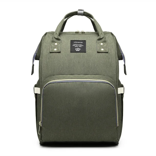 27x21x40cm-ArmyGreen Сумка для подгузников, рюкзак для мам, дорожная Водонепроницаемая Большая вместительная сумка для коляски, сумка для беременных с единорогом, сумка для пеленания, Детская сумка - Цвет: 27x21x40cm-ArmyGreen