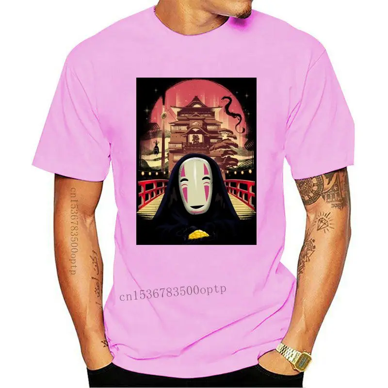 

Design Spirited Away Original Art T-Shirt, Anime Studio Ghibli Hayao Miyazaki Men'S Tee Plus Size Tee Shirt