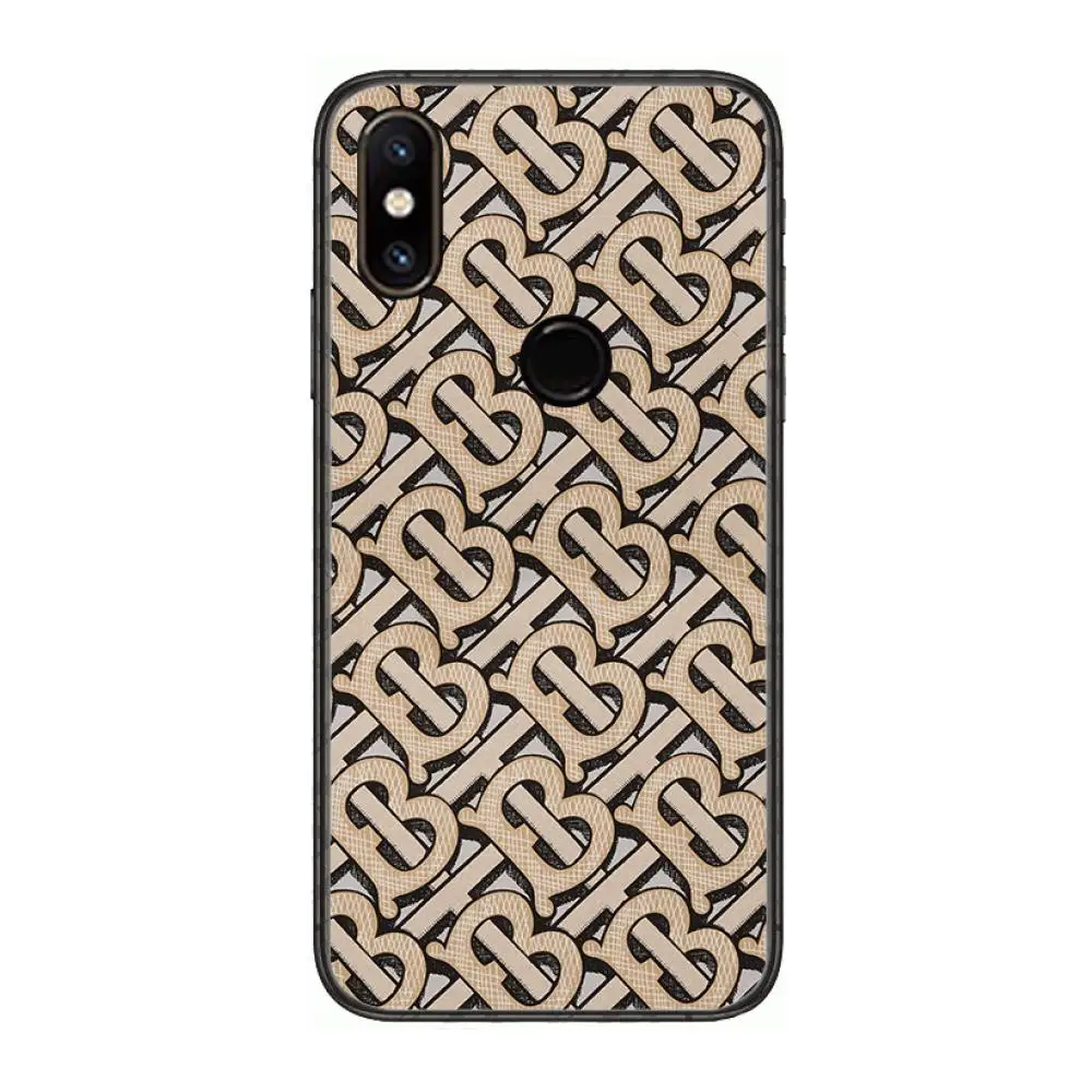 

British luxury brands Case Phone Case For xiaomi M2 C3 X3 F2 Lite NFC 6 5 x Poco k30 Pro Anime Black Cover Silicone Back Pretty