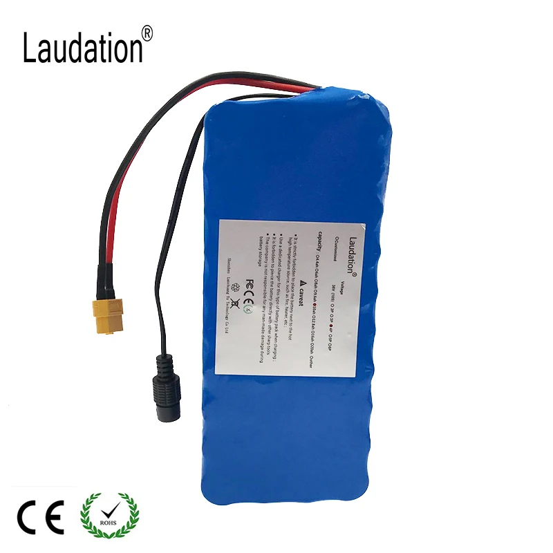 Laudation 36V12ah литиевая батарея электрического велосипеда 42V 18650 литий ионная
