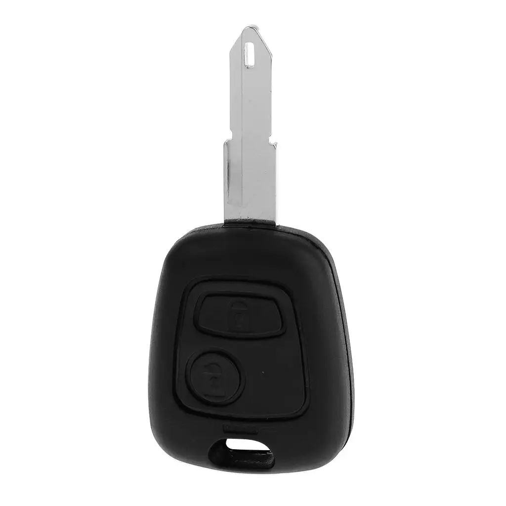 

433 Мгц дистанционный ключ-брелок с 2 кнопками, пустой стержень для Peugeot 206