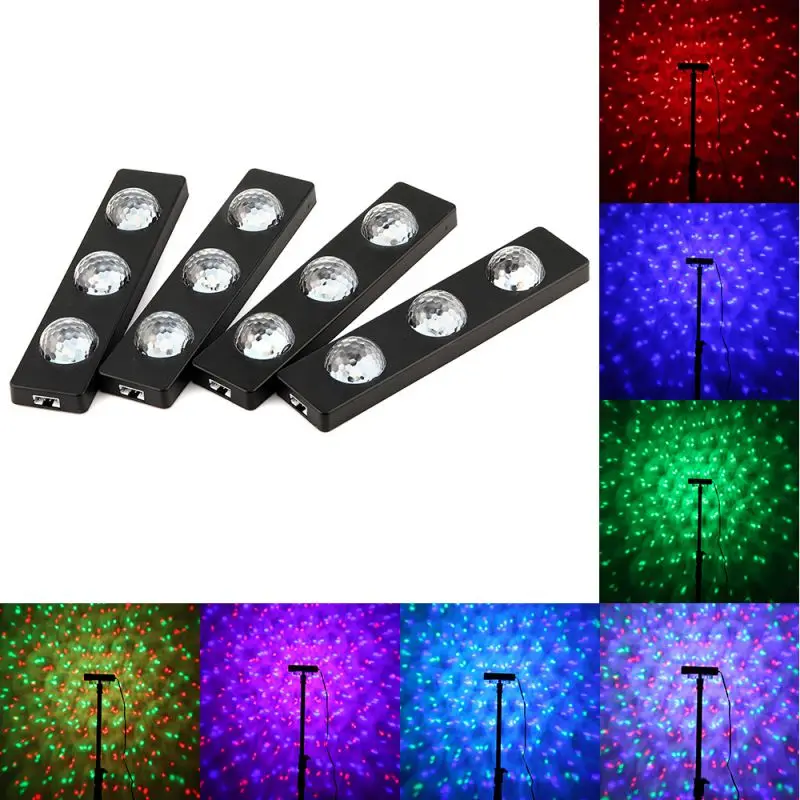 

Светодиодный светильник RGB для салона автомобиля, 4 цвета, декоративные атмосферные лампы для автомобиля, звездный светильник для ног, беспр...