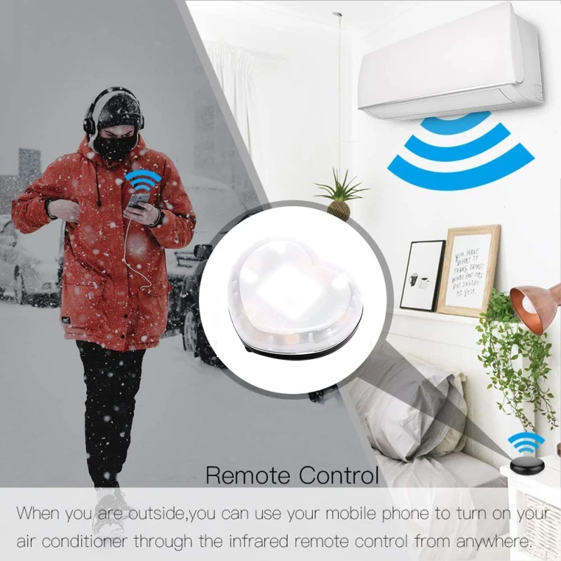 

WIFI IR Controller Heart Shape Smart Remote Control Smart Electronics Consumer Electronics Smart Home Remote Control