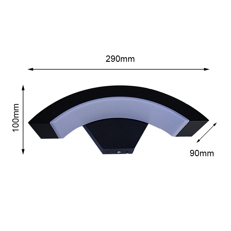 Наружный светодиодный настенный светильник водонепроницаемый современный