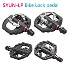 GRX двухцелевая педаль блокировки, плоская педаль с блокировкой из алюминиевого сплава, самоблокирующаяся велосипедная педаль для велосипеда shiman looke MTB