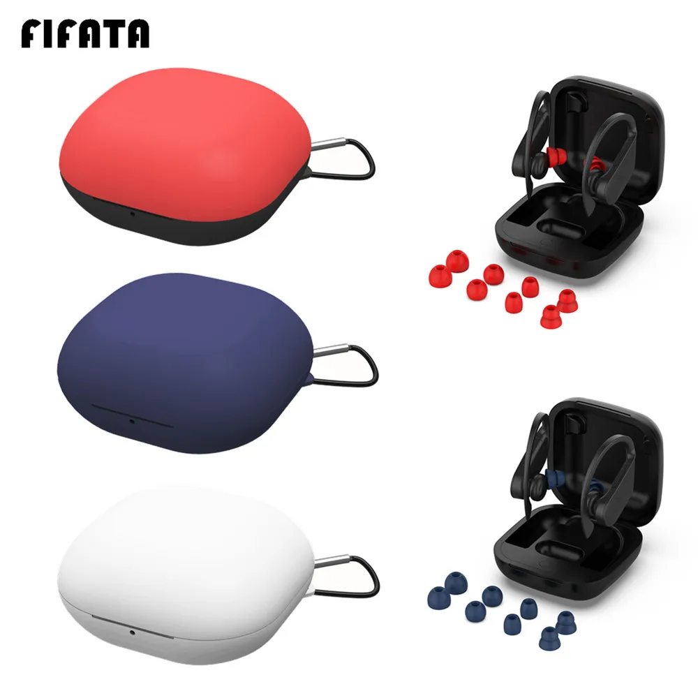 Чехол FIFATA s для Beats Powerbeats Pro ТПУ чехол наушников беспроводная bluetooth гарнитура