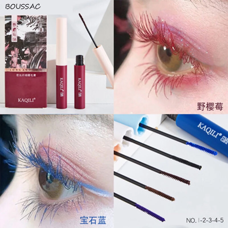 

4Colors 3D Mascara Lengthening Black Lash Eyelash Extension Eye Lashes Brush Beauty Makeup Long-wearing Gold Color Mascara
