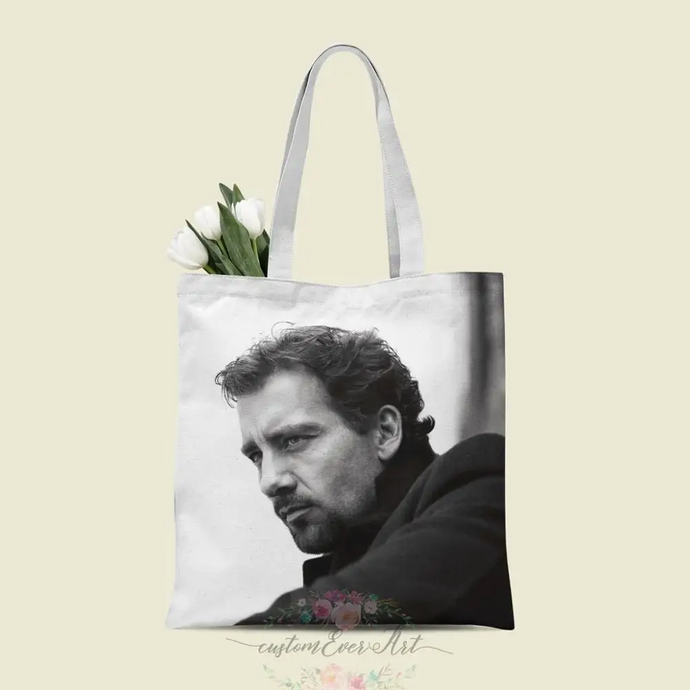 

Clive Owen tote bag custom canvas tote bags for women for teacher Birthday Bags Gift Bag personalized gifts
