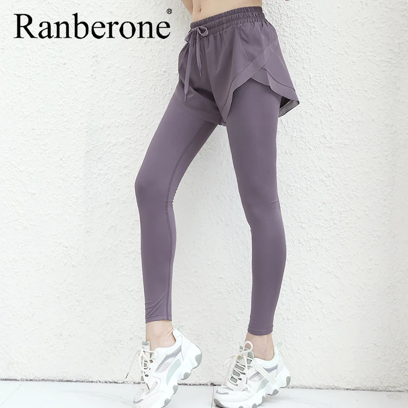 Women's Pants Fitness Sports Tights Solid High Waist Push Up Yoga Pants Workout Tracksuit Running Seamless Leggings Sweatpants