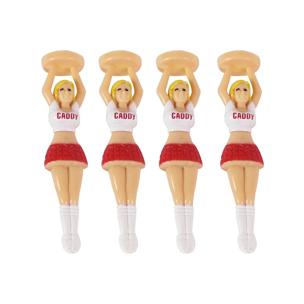4/6 PCS/Set Outdoor Girl Golf Tees Plastic Holder For Golfers Sport Decoration Protect Rod |