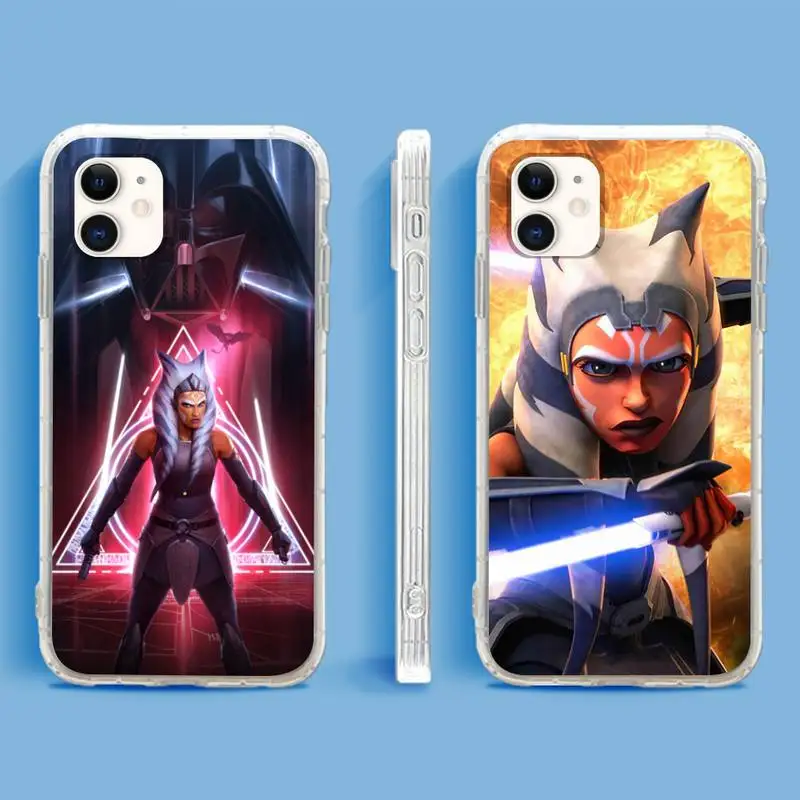 

Movie Ahsoka Tano Phone Case For Iphone SE 2020 6 6s 7 8 plus X Xr XS 11 12 13 Mini Pro Max Fundas Cover