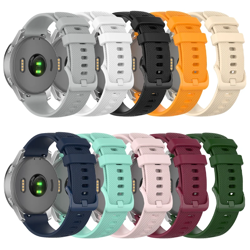 Силиконовый ремешок для наручных часов Garmin Vivoactive 3 4 Forerunner 245 645 музыкальный CAME 22 20 |