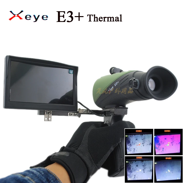 XEYE E3 thermal Тепловизор для охоты электронный прибор для ночного видения прицел ночного видения ночное видение бино б - Цвет: XEYE E3 thermal