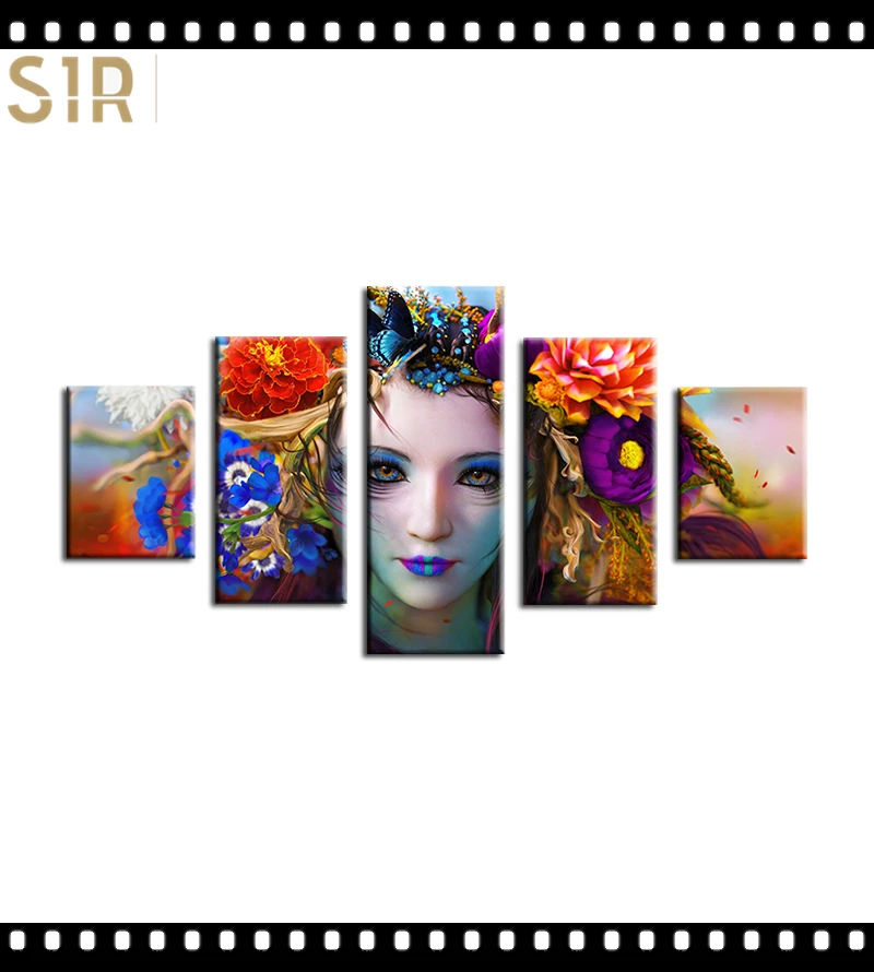 

Плакаты из аниме-фильмов, настенное искусство, 5 шт., Картина на холсте, плакаты, картины, домашний декор, гостиная, HD печатный плакат, настенн...