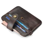 Тонкий держатель для кредитных карт из 100% воловьей кожи , мини- кошельки , держатель для ключей, чехол для банковских карт, сумки , маленький кошелек для наличных, зажим для кармана