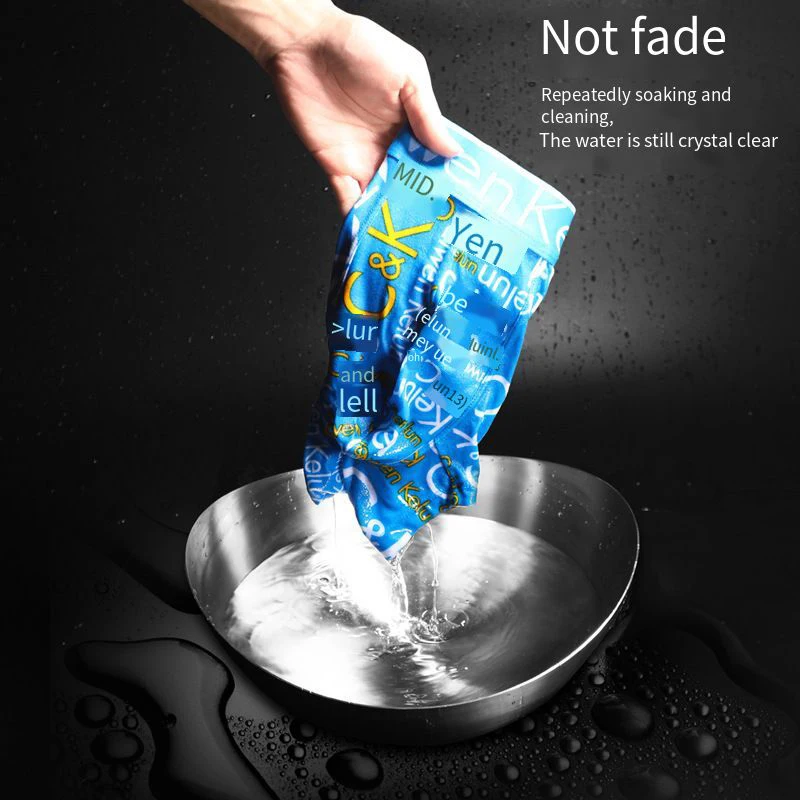 Men's Underwear Gift Box Cotton Boxer Shorts Summer Breathable Sports Trend Pants 4-piece Set