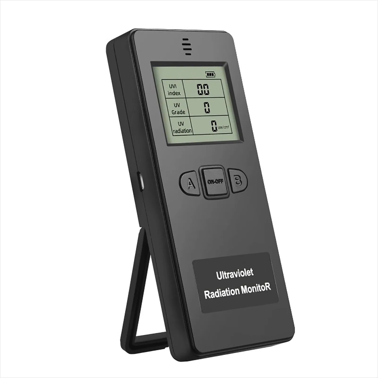 

Portable Ultraviolet Radiation Detector Electromagnetic Monitor Digital EMF Meter Dosimeter Tester with Bracket Tools Accessory