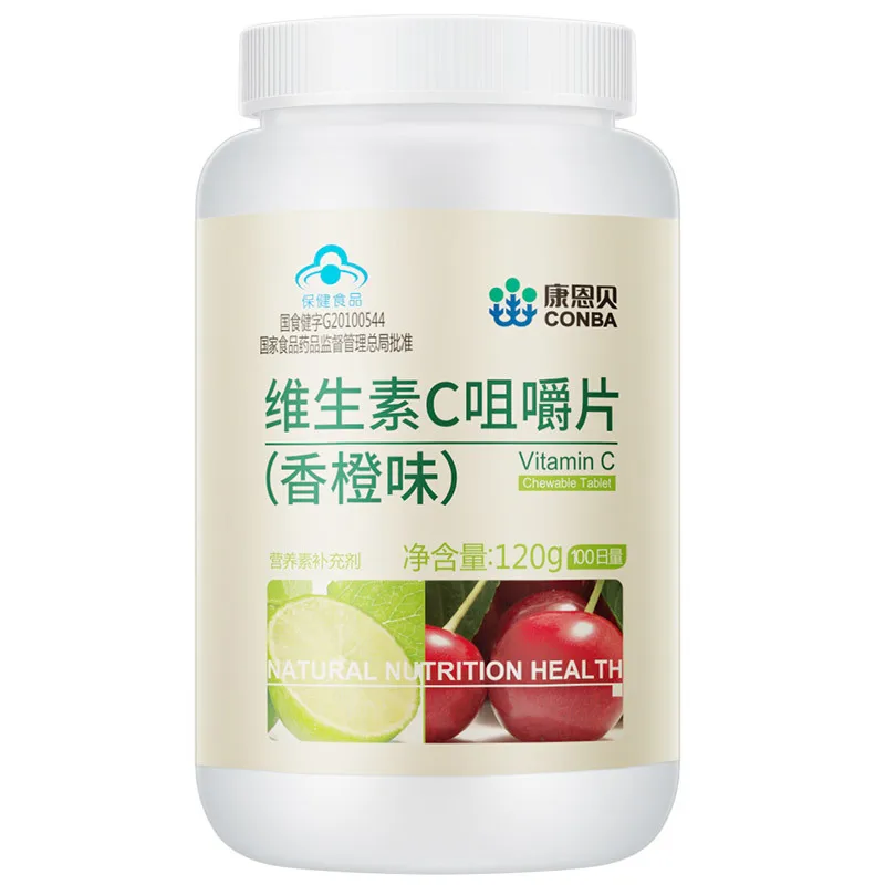 

CONBA/kahn bei vitamin C chewable tablets (orange flavour) 1.2 g / * 100 pills