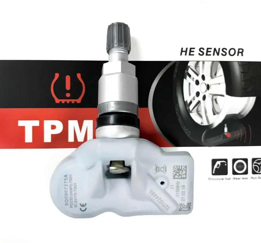 5Q0907275A датчик давления в шинах Система мониторинга TPMS 315 МГц для Audi Q7 VW Tiguan Touareg Touran
