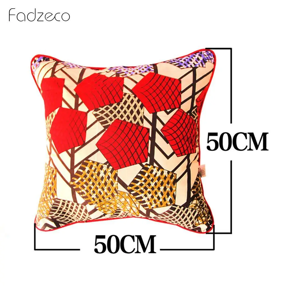 Fadzeco Африканское платье принт Трайбл африканская Наволочка на молнии хлопок