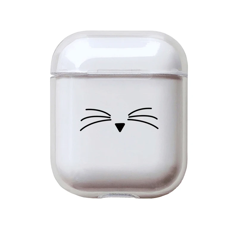 I200625 Мягкий силиконовый роскошный чехол Air Pods для Apple airpods чехол Милые простые линии прозрачный чехол Airpods в наушниках аксессуары - Цвет: I200625