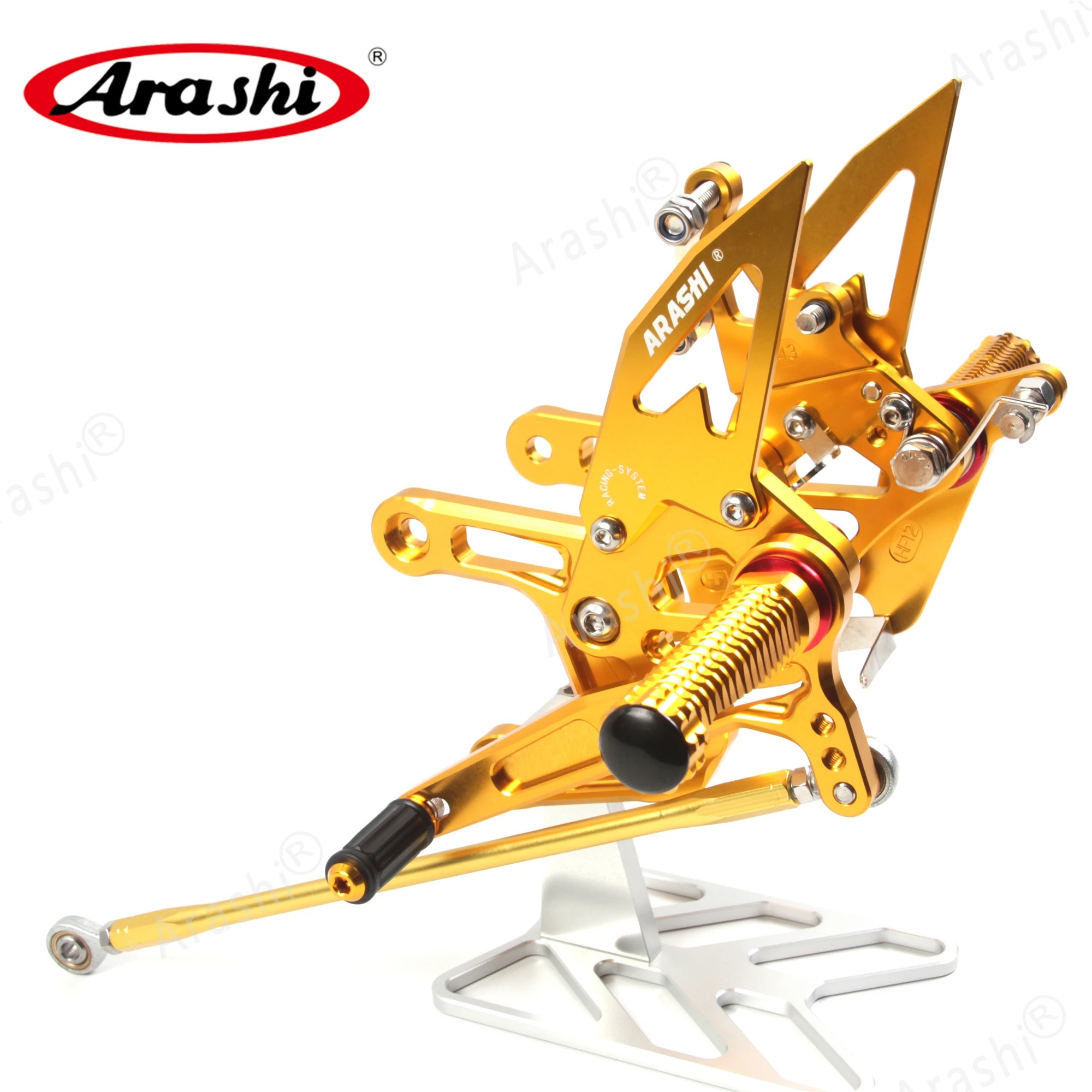 Arashi ZX10R NINJA CNC Регулируемая Задняя подставка для ног KAWASAKI ZX-10R 2011 - 2015 подножки