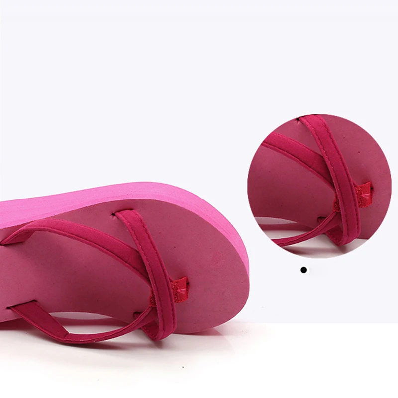 Сандалии женские на танкетке повседневные шлепанцы для дома и пляжа летние