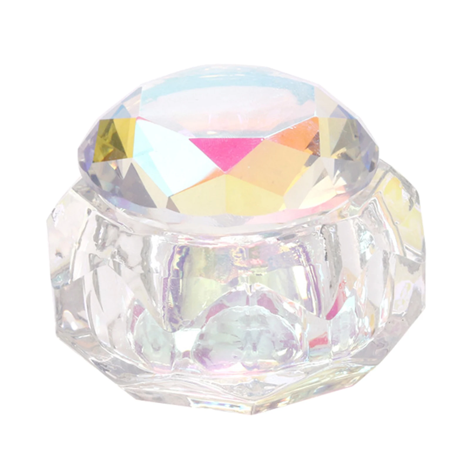 

Nail Glass Crystal Cup Crystal Crystal Nail Art Dappen DISH Bowl DISH lid Bowl Cup Holder for Manicure Equipment