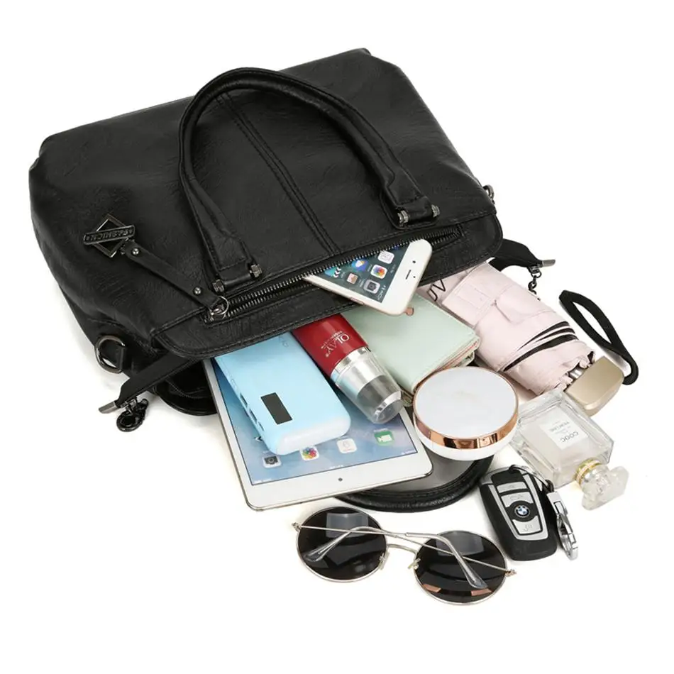 

Sac A Main 2021 High Quality Soft Leather High Quality Women Handbag Popular Retro Bag Large Capacity Lady Shoulder Bags Bolsa