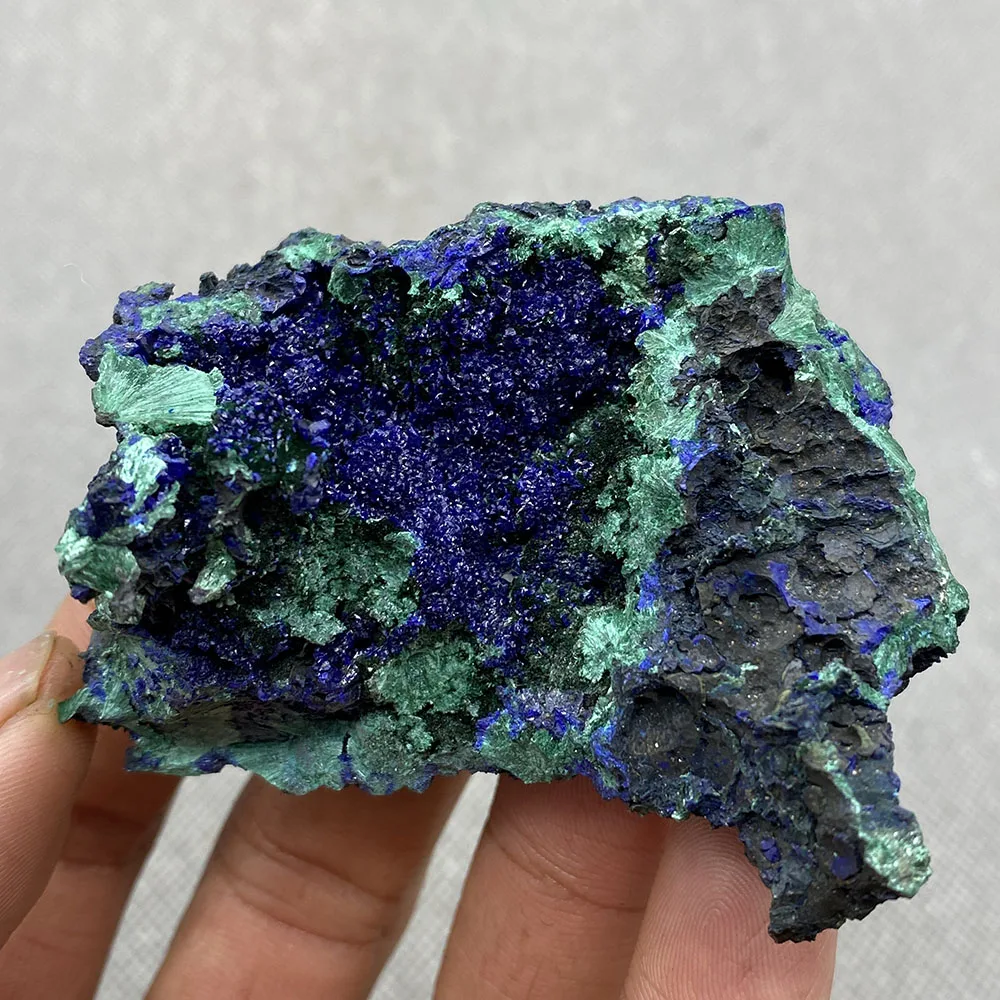 

Natural azurite mineral cristal espécime da província de anhui, china