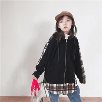 zipper jacket spring autumn coat outerwear top children clothes school kids costume teenage girl clothing high quality
