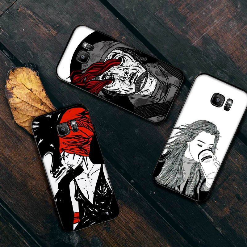 Restore ancient ways girl For Samsung NOTE 8 9 S6 S7 Edge S8 S9 M10 M20 M30 S10 PLUS TPU Soft Phone Back Cover Case Shell | Мобильные