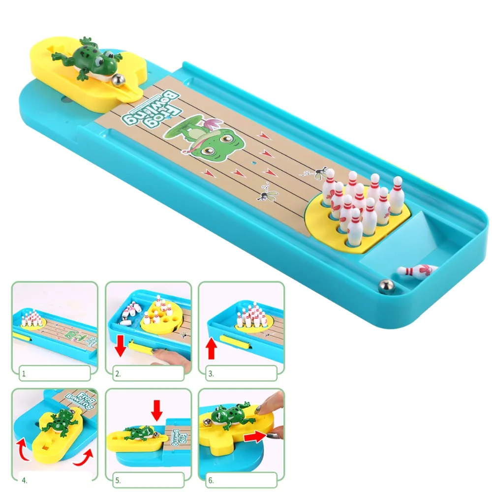Мини настольный Боулинг игра игрушка смешная домашняя родитель ребенок