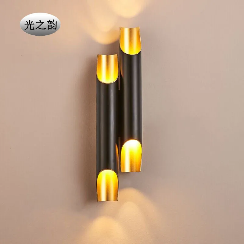 loft wall lamp iron bedside corridor dining room cabecero de cama