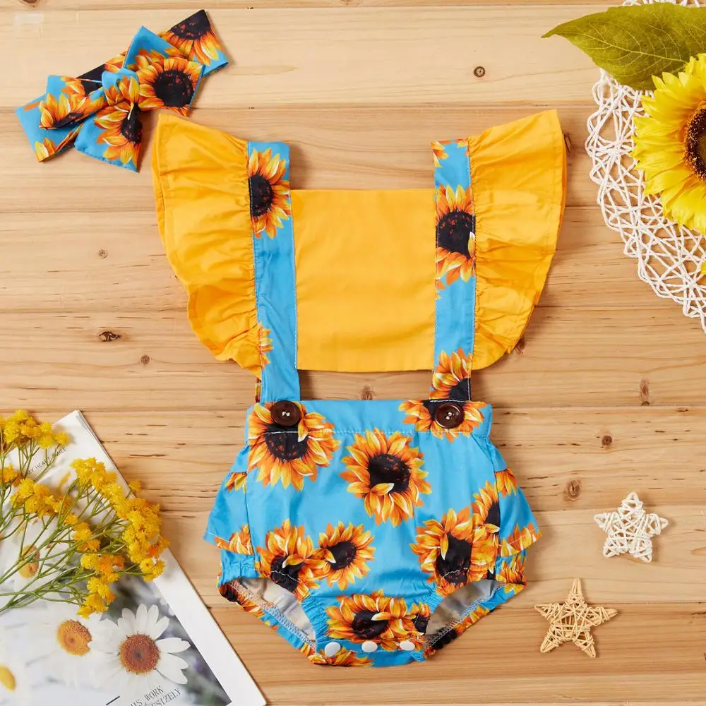 

Newborn Baby Girl Dress Halter Romper Jumpsuit Outfits Clothes Summer Infant Dresses Pure cotton princess go out clothes