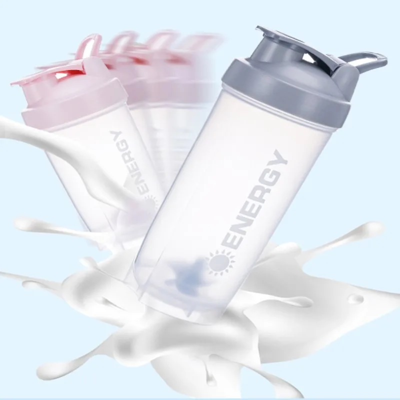

Newest 500ml/700ml Plastic Shaking Cup Fitness Cup Student Sports Water Cup Large Capacity Portable Handy Water Cup Dropshipping