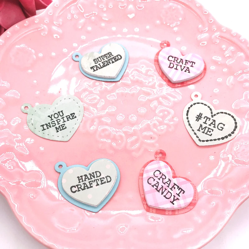 YPP CRAFT Love tag штампы для резки металла скрапбукинга DIY/фотоальбома декоративное