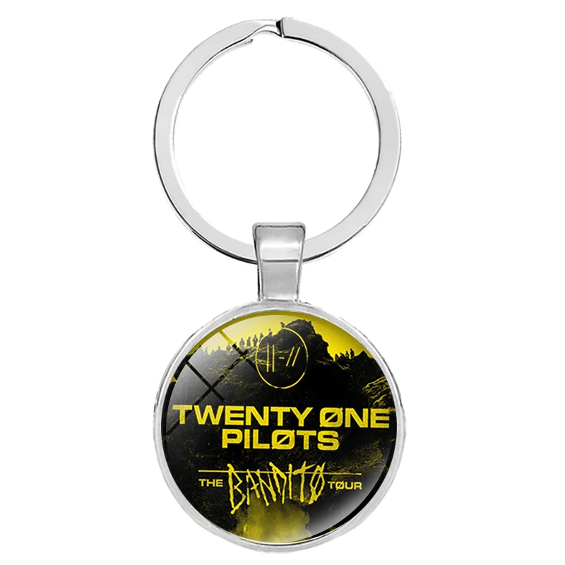 Брелок для ключей Twenty One Pilots Rock Music Band Series брелок музыкальных фанатов мужчин и