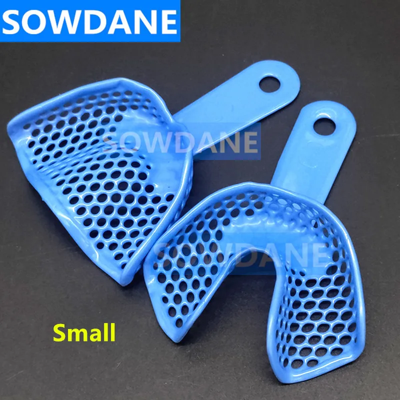 10 шт./компл. стоматологические пластиковые-стальные лотки для зубов слепков