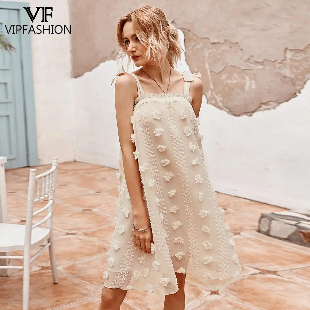 VIP модное летнее платье на лямках с повседневные свободные однотонные Цвет