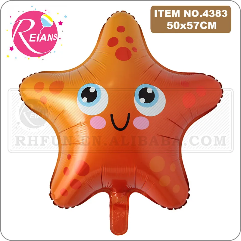 

Fish Foil Balloons Birthday Party Shark octopus Star Fish crab Air globos Sea starfish Animal Theme Party Birthday Decoration