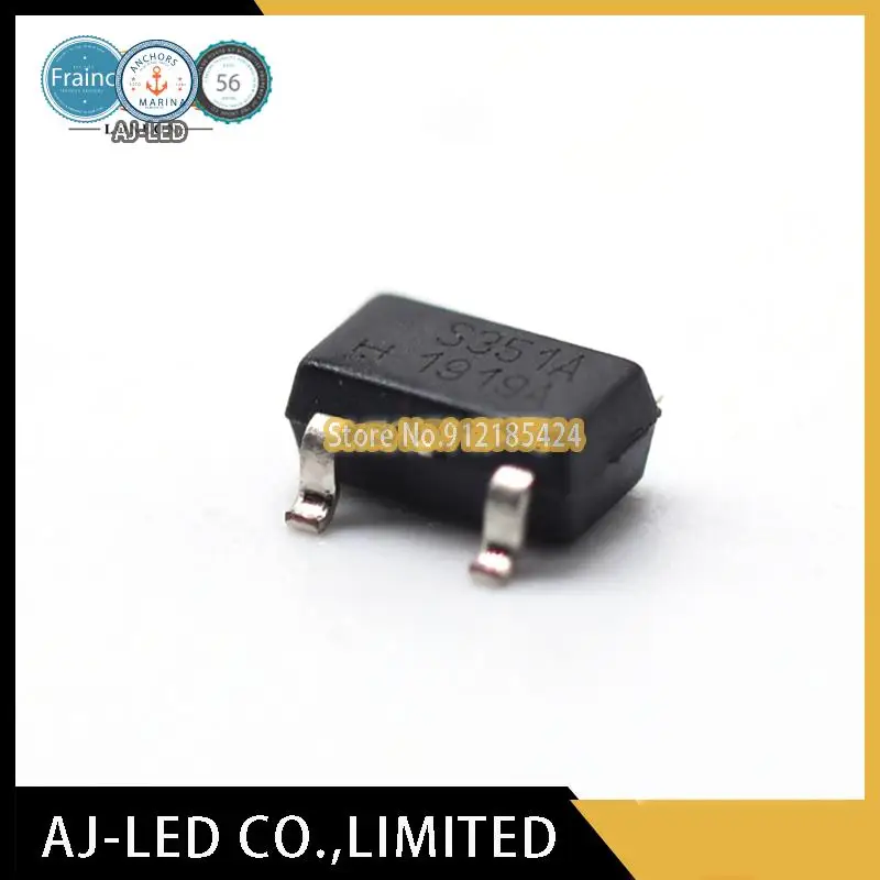 10 шт./лот SS351AT All-pole Hall element датчик скорости и для фитнес-оборудования | Электронные