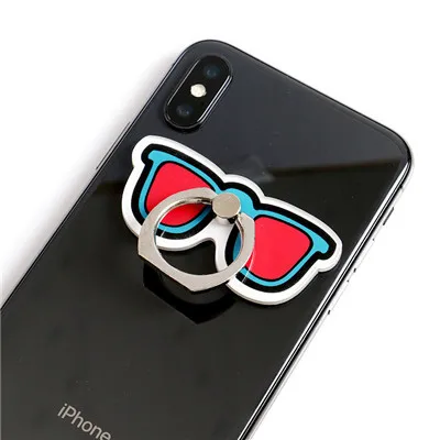 4 Универсальный iring мобильный телефон кронштейн мультфильм Радуга кактус Mobile Shell DIY украшения сотовый телефон кольцо сцепление мобильный поп сокет попсокет держатель длятелефонапопсокет для телефона - Цвет: 4