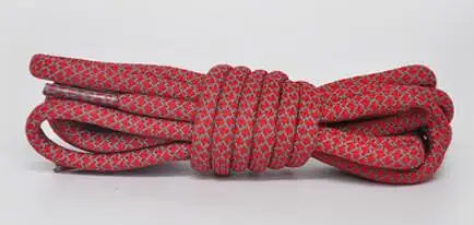 1 pair 1 пара, круглый светильник, шнурки для обуви, Полиэстеровые шнурки, Ботинки martin, кроссовки, спортивные шнурки, светоотражающие шнурки 120 см - Цвет: 1 pair