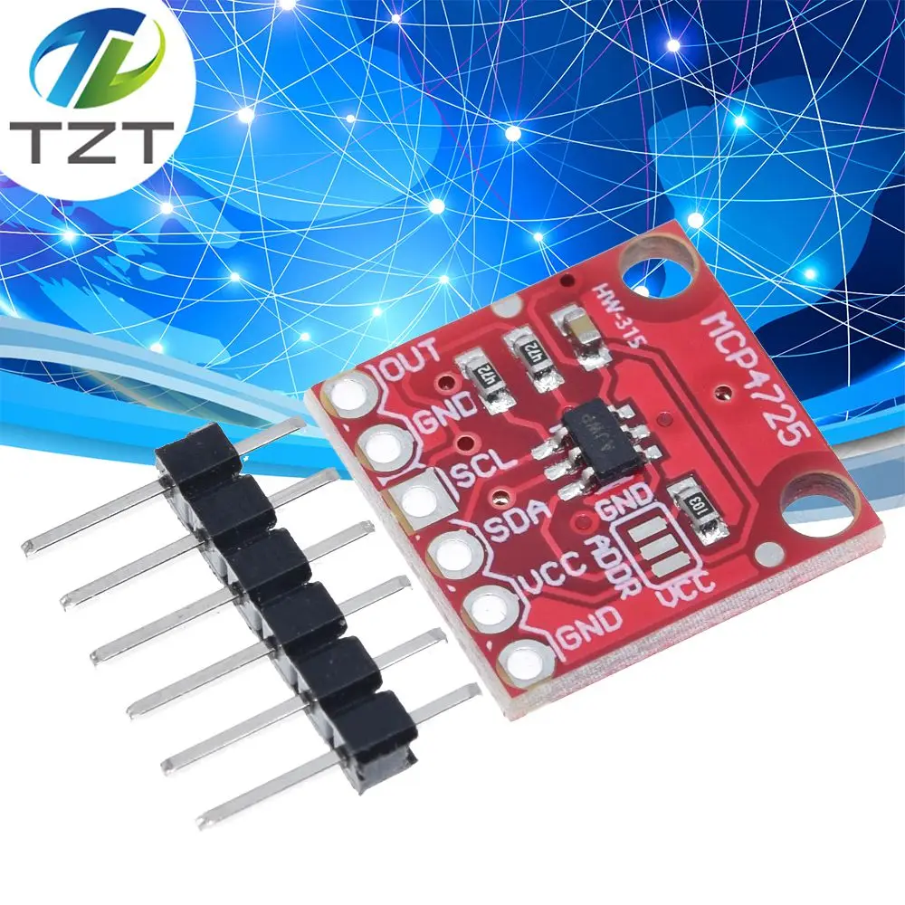 MCP4725 I2C ЦАП модульная макетная плата для arduino|development board|dac boardc c |