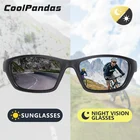 Солнцезащитные очки CoolPandas поляризационные для мужчин и женщин, фотохромные солнечные аксессуары в стиле хамелеон, для спорта на открытом воздухе, 2021
